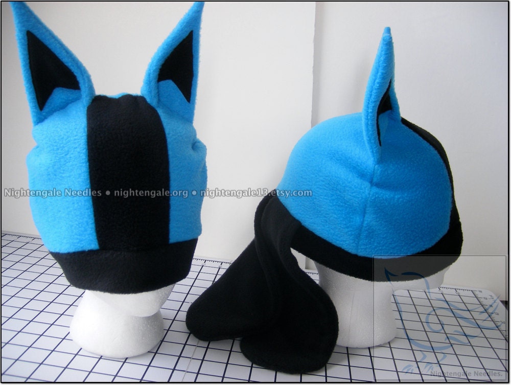 Lucario Fleece Hat - Pokemon - Two Style Choices