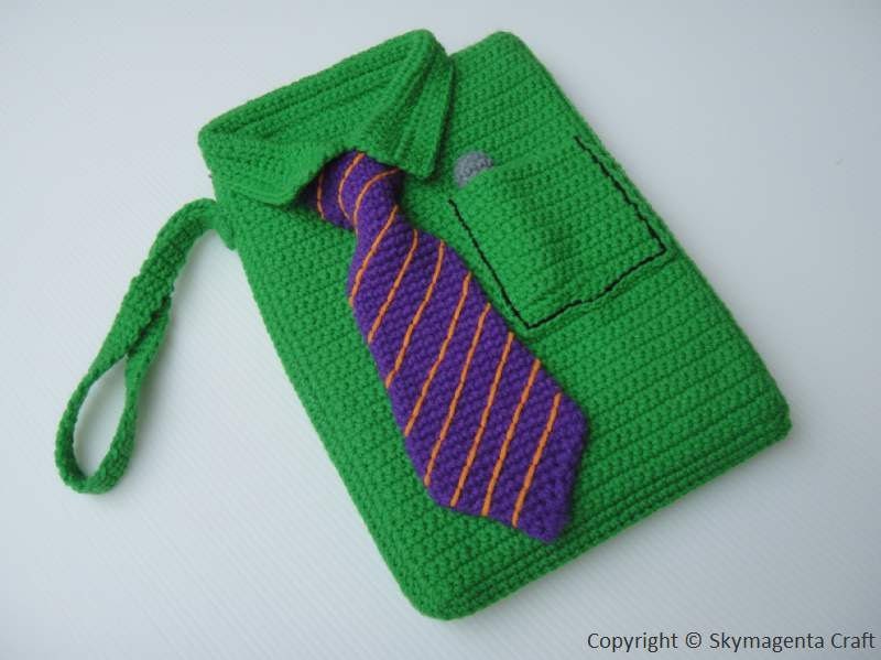 Crochet Kindle Cover / Sleeve / Purse - SHIRT