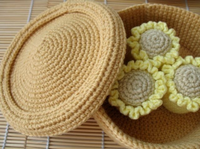 Crochet Pattern - DIM SUM- Toys / Playfood - PDF