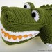 Crochet Pattern - ALLIGATOR - Toys / PDF