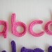 Crochet Pattern - ALPHABET applique - Lower Case - PDF