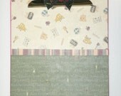 BACK TO SCHOOL green Altered Clipboard 9x12 Letter size for School or Teacher Gift