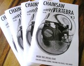 Issue 3 Chainsaw Vertebra Art Zine Outsider Punk Surreal Book ANDRESS