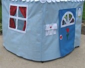 Basic  Bungalow with Curtains, Choose Your Colors, Custom Order