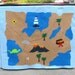 Pirate Adventure Card Table Playhouse, Toy, Personalized, Custom Order