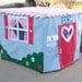 The Perfect Card Table Playhouse, Light Blue, Custom Order