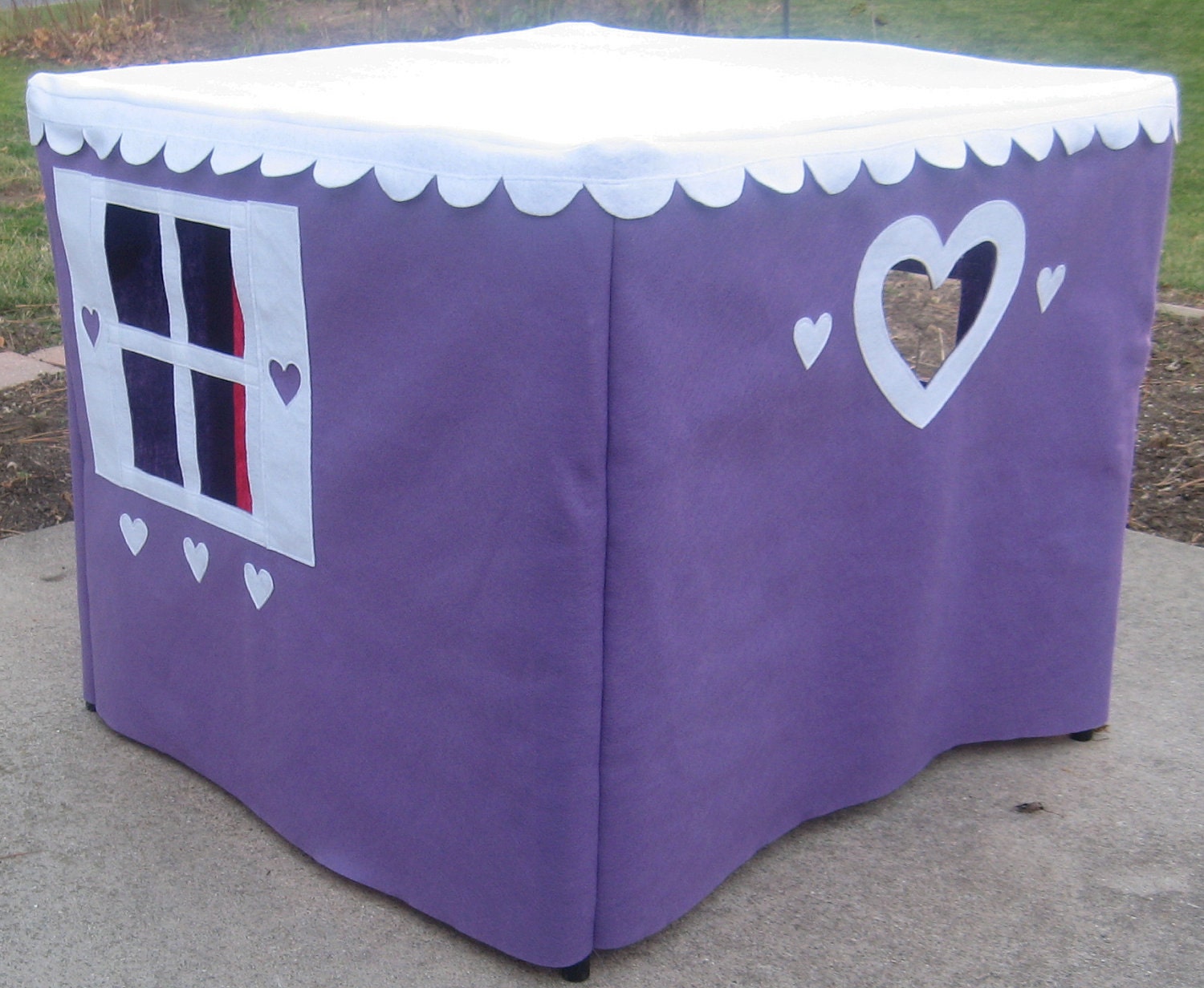 Table Playhouse, Light Purple/Lavender Color, Custom Order