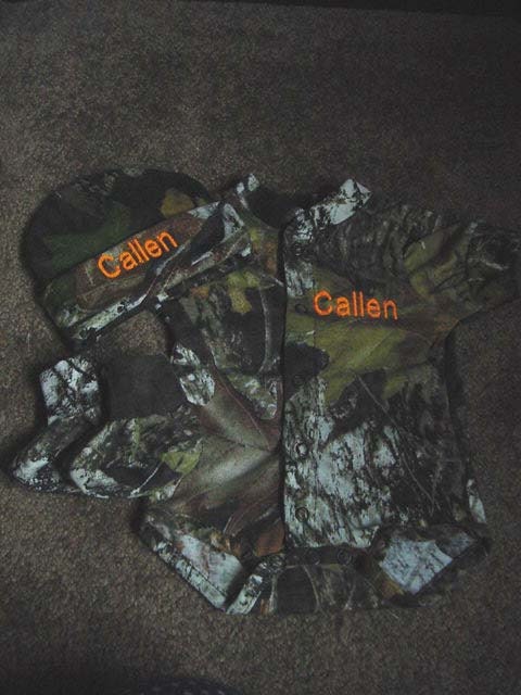 Mossy Oak  Camo Camouflage 3PC Baby Infant Newborn Set Personalized Boy or Girl