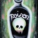 Poison Bottle Mini Painting - Free Shipping