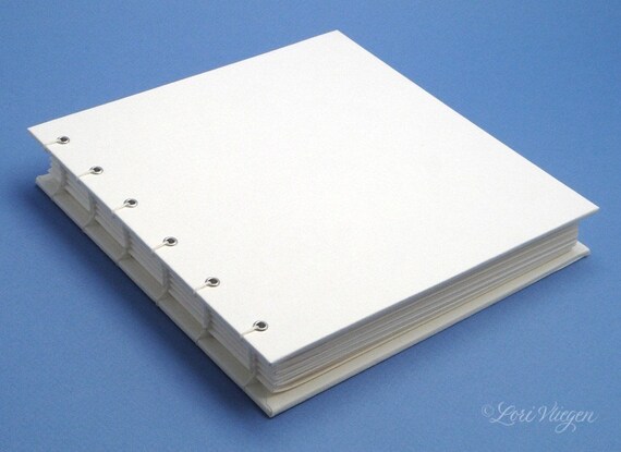 blank slate watercolor coptic hardcover journal