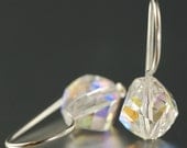 Classic Swarovski crystal bridal earrings