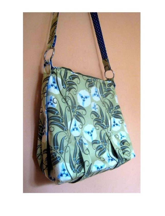 Maia strappy slouch bag PDF sewing pattern