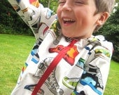 The Reversible Zippy Hoodie sewing pattern UNISEX  5Y/6Y/7Y/8Y - PDF