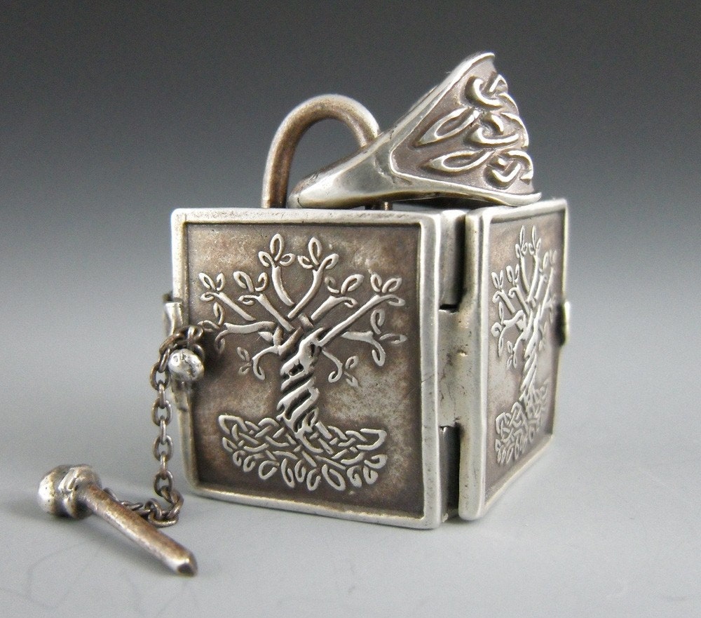 By Custom Order, Book of Kells Locket Tree of Life