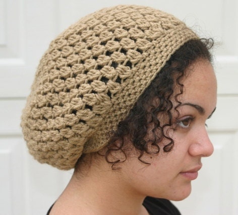 PATTERN - Kelechi Crochet Slouchy Beanie PATTERN - Slouchy hat pattern - PDF