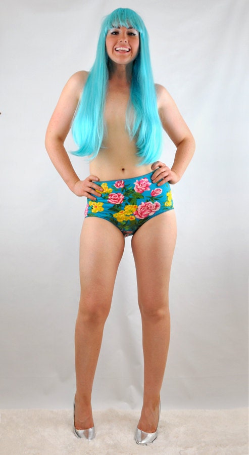 Floral Panties Retro Style lingerie