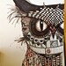 Illustration OWL Art Prints by Mary Vogel Lozinak srajd zentangle zen tangle10x14 inches