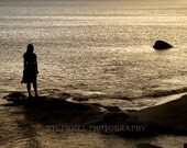 Nostalgia, 8x6 inches fine art photograph, dreamy seascape in sepia