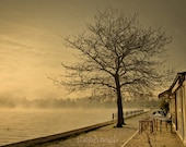 Travel Photography. Misty sunrise, 12x8 original signed fine art photograph, misty surreal scene