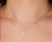 Silver Petite Initial Necklace