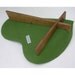 Retro Mod Pet Bed in Avocado Ribcord