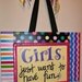 Personalized, Hand Painted Canvas Wall Art (16x20 Little MissMatched dots and stripes example)