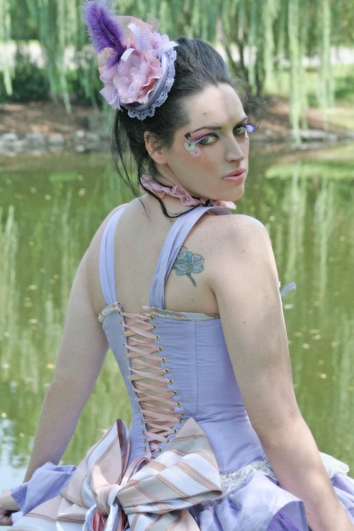 Fantasy Wedding Dress Steampunk Alternative Victorian-Choose your Color and custom to your size