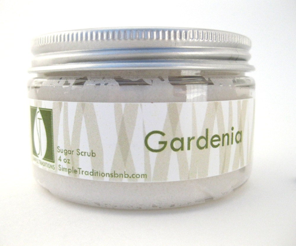 Gardenia Sugar Scrub 4 oz