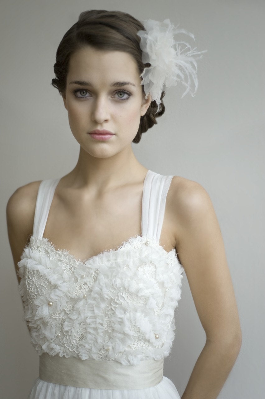 RESERVED FOR FARREN Oysters and Pearls full length size 8