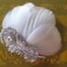Peacock Wedding Hair Accessories - vintage wedding - crystal hair piece - silver - Bridal Hair Clip