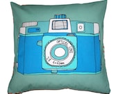 Holga Camera Illustration Cushion