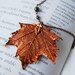 Large Fallen Copper Maple Leaf Necklace