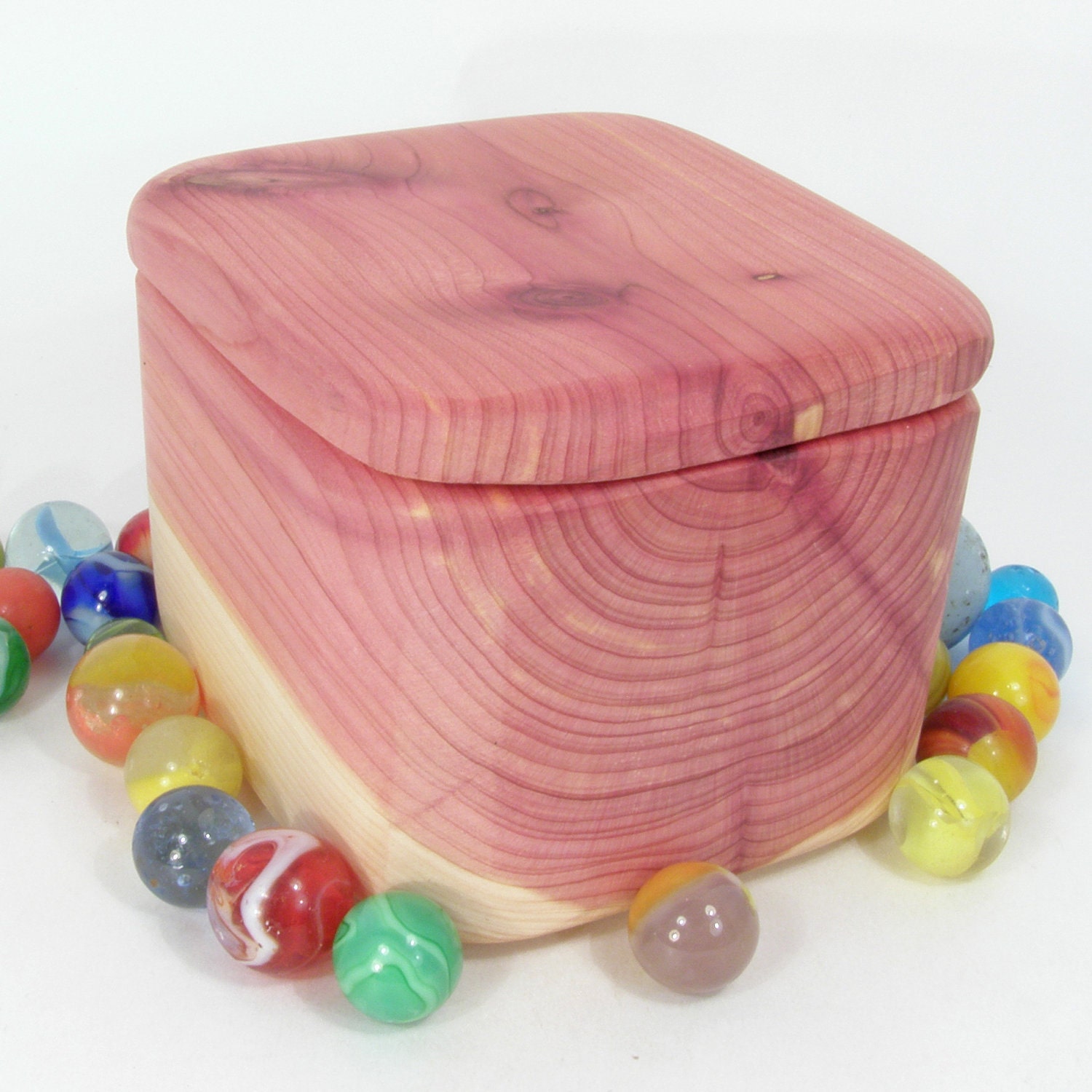 Aromatic Cedar Wood Box, blessing box, keepsakes box, affirmation cards box, stash box, organizer