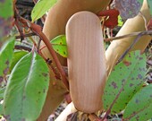 Natural Baby Rattle, Madrone Wood, wooden teething toy, eco friendly baby, waldorf infant toy, teamecoetsy children