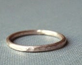 stackable ring - sterling silver - single