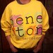 Benetton - Yellow Funky Man Sweatshirt - XL