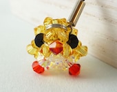 Swarovski Crystal Chick Keychain Phone Strap (Yellow Edition)