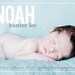 birth announcement - peaceful sleep.