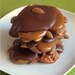 Almond Caramel Chocolate Turtle Clusters