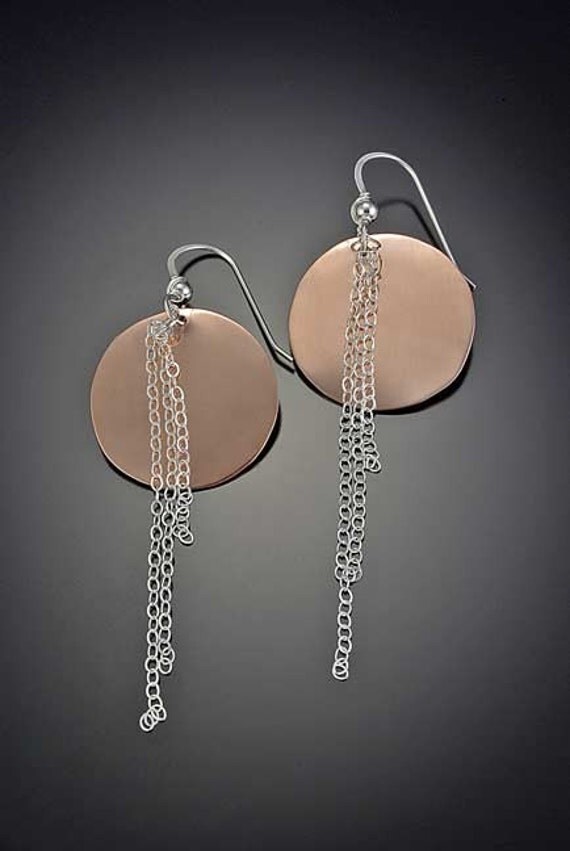Long Shaylee Copper Earrings