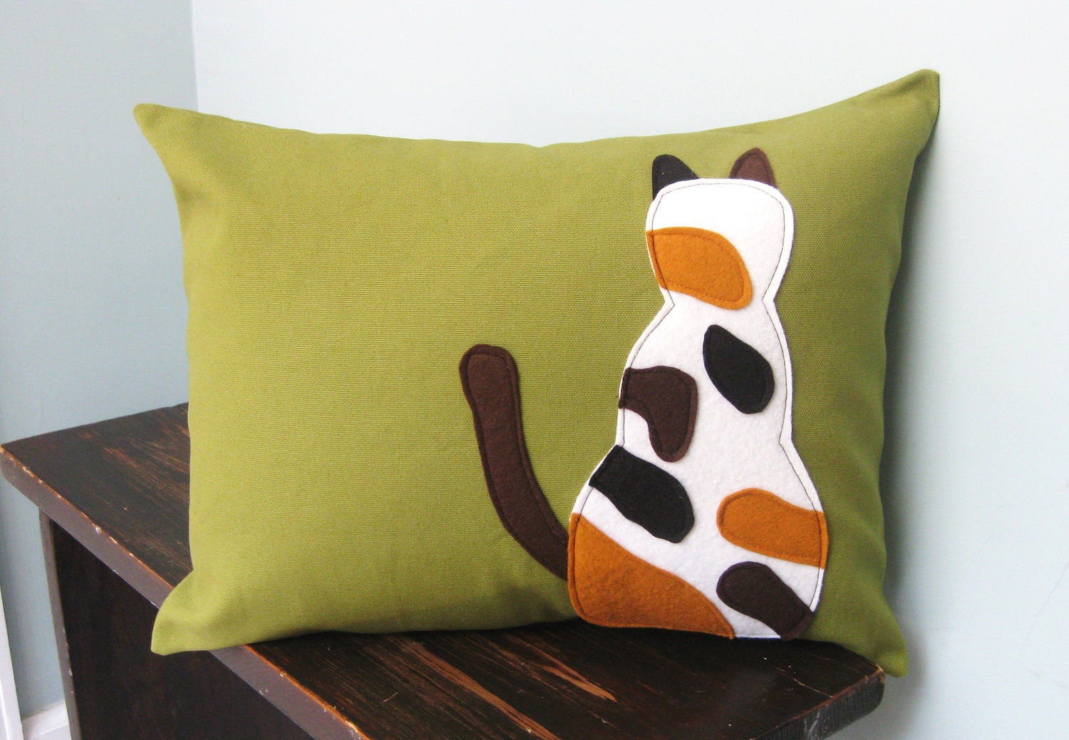 Calico Cat Pillow Cover
