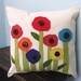 Spring Poppies Pillow Cover