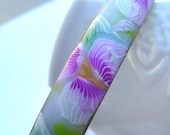 Soft Orchid polymer clay Bangle