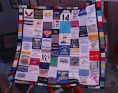 King size Patchwork Tshirt Quilt - CUSTOM ORDERS