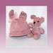 Newborn Bunny Hat and Bunny Toy