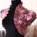 POISON dusty vintage pale pink dupioni silk bridal bolero jacket wedding shrug bridal shrug bridal jacket wedding jacket dusty pink bolero