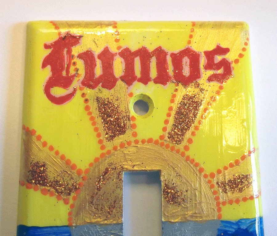 Lumos and Nox Lightswitch Plate