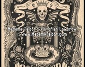 Skull Alchemy Ribcage Poster