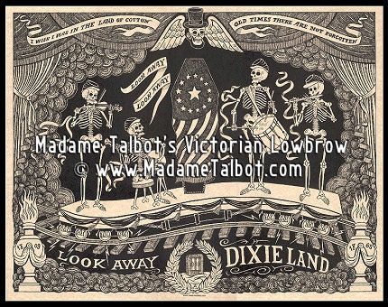 Abraham Lincoln Ghost Train Poster Madame Talbot's
