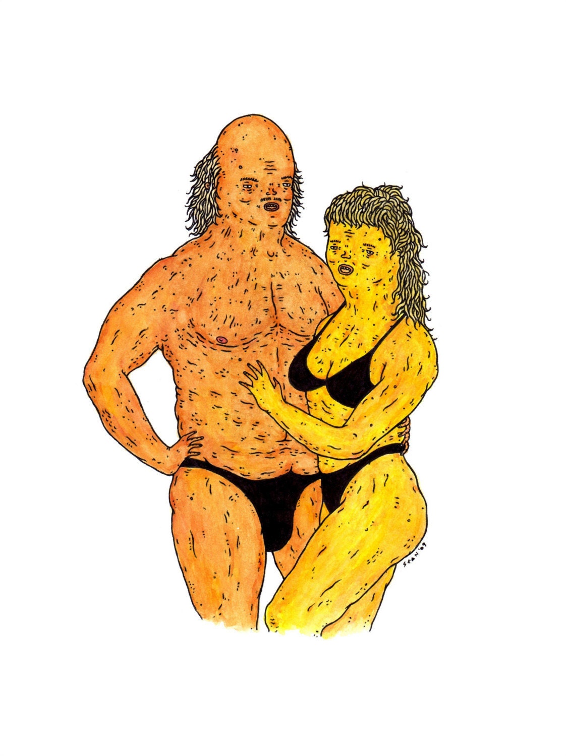 Buff Love (7.5 x 10 Print)